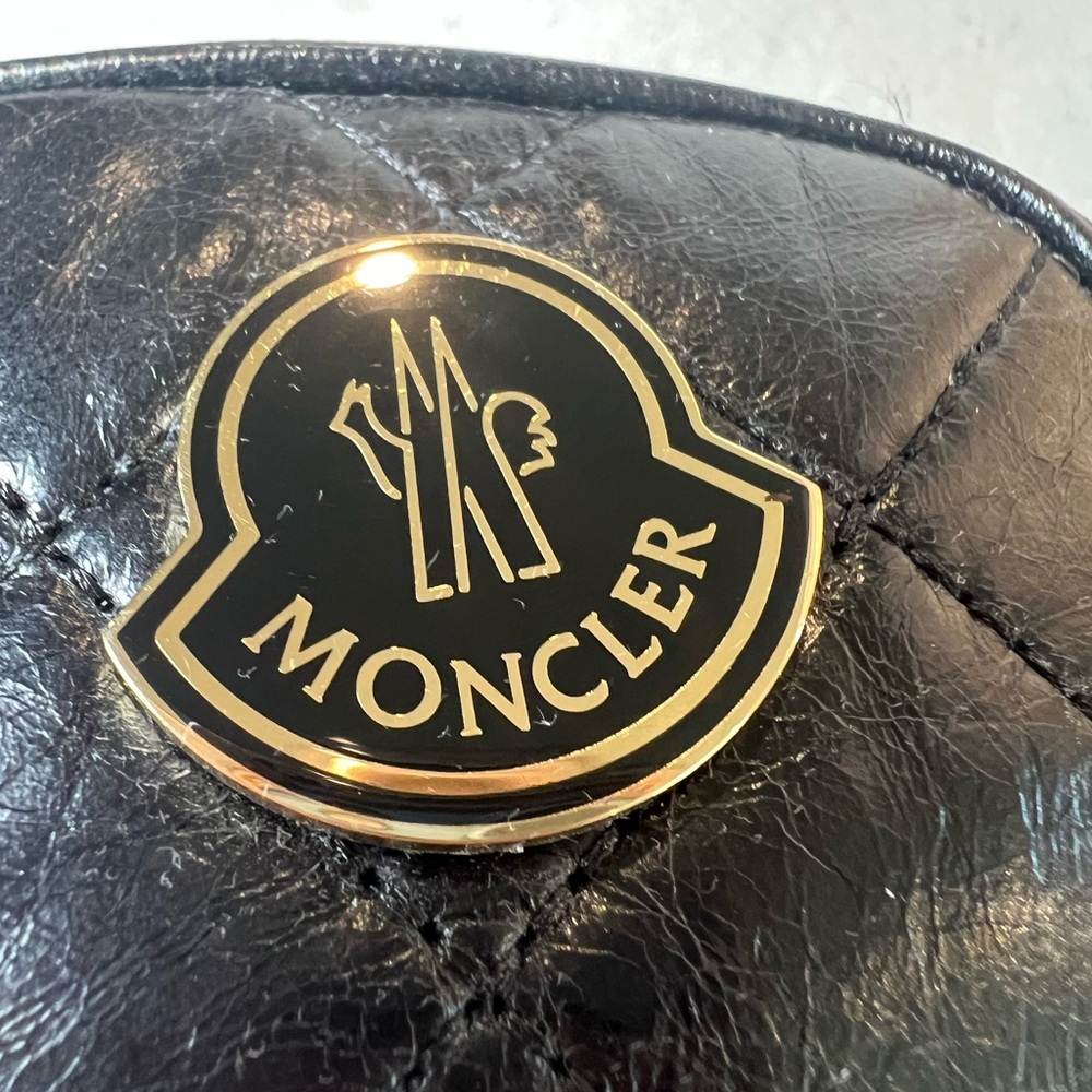 Moncler Black Mini Coin Purse Perfect Stocking Stuffer! - Picture 9 of 10